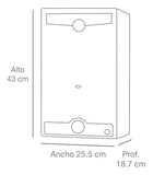 CALENTADOR DE AGUA INSTANTÁNEO A GAS NATURAL RHEEM 6 L/MIN      SKU: HDEI-MX06N/673325